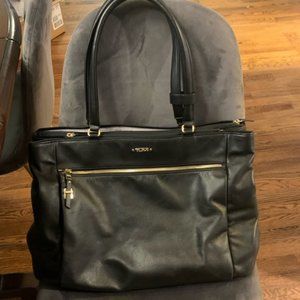 Tumi Leather Sheryl Business Tote